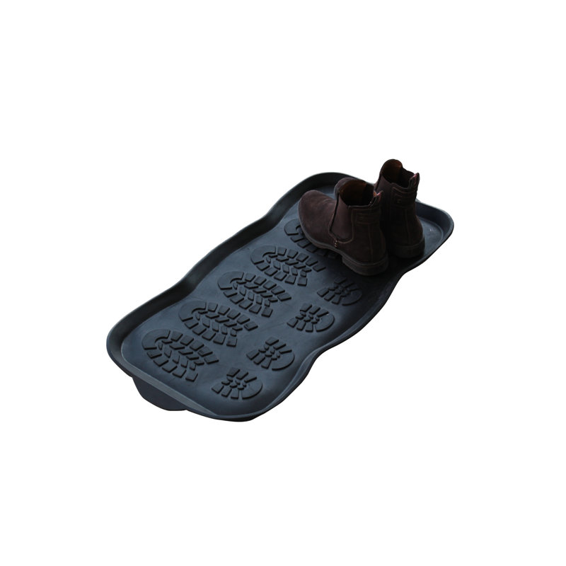 Symple Stuff Footprint Heavy Duty Flexible 100 Rubber Boot Trays 16